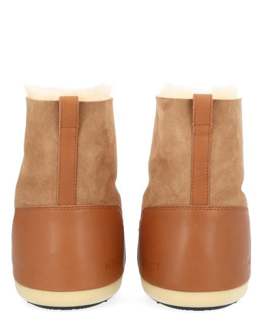 Moon Boot Brown Boot Evx Igloo Cow Leather