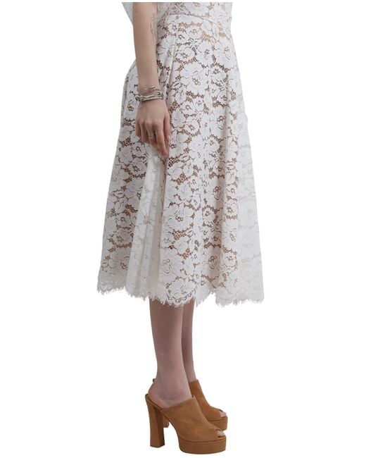 Michael kors top white lace skirt