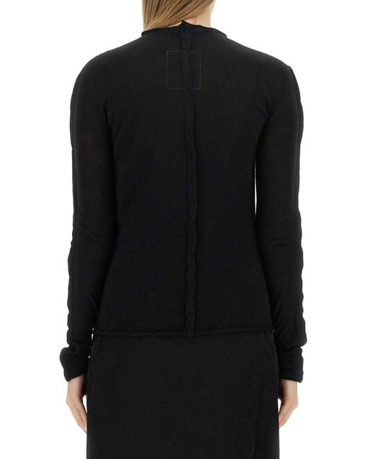 Uma Wang Black Cashmere Sweater