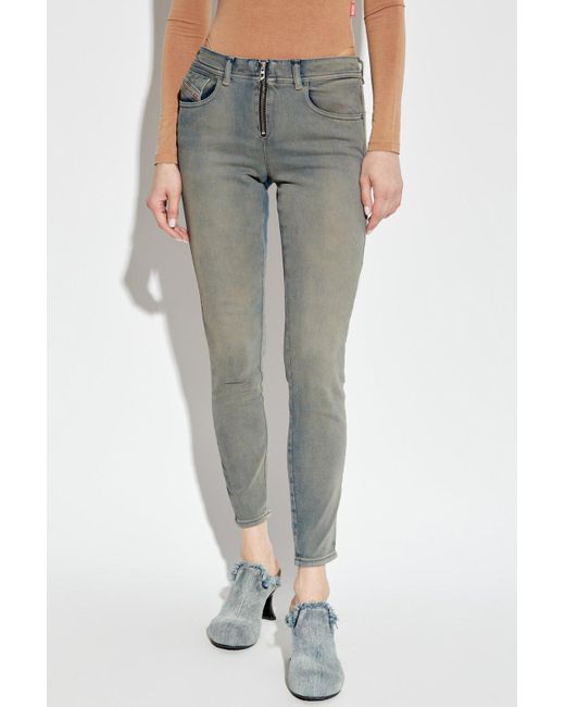 DIESEL Gray Jeans '2017 Slandy L.32'