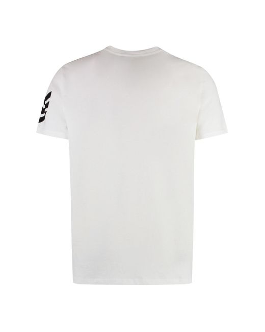 Zadig & Voltaire White Cotton Crew-Neck T-Shirt for men
