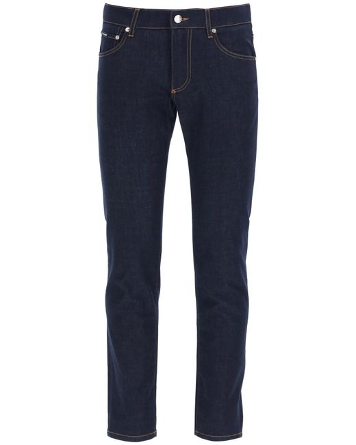 Dolce & Gabbana Blue Slim Fit Jeans for men