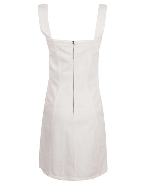 Stella McCartney White Wash Denim Dress