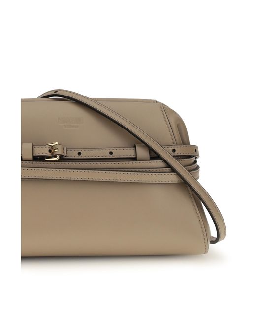 Moschino Multicolor Clutch Belt-Detail Hircus Goatskin Shoulder Bags