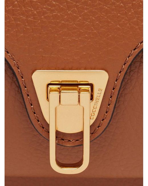 Coccinelle Brown Crossbody Bag Cowhide Crossbody-Bags