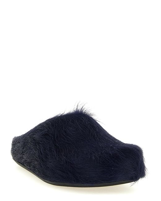 Marni Blue Calfskin Mules for men