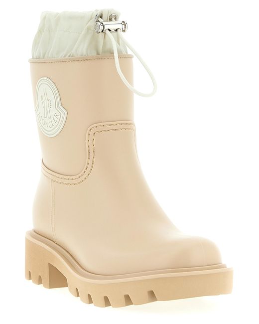 Moncler Natural 'Kickstream' Rain Boots