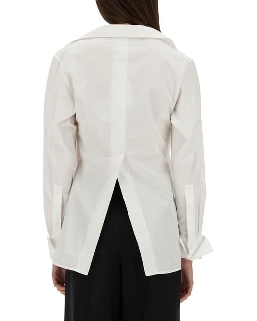 Givenchy White Poplin Shirt Cotton
