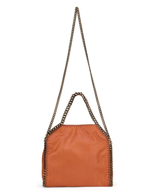 Stella McCartney Brown Mini Shoulder Bag Falabella Polyester Handbags