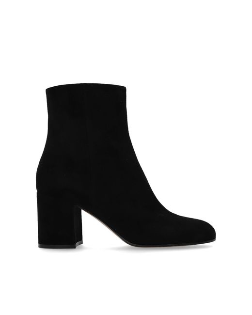 Gianvito Rossi Black Heeled Ankle Boots Joelle