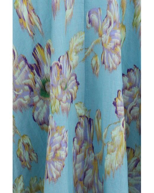 ALÉMAIS Blue Jerry Ballet Dress Linen
