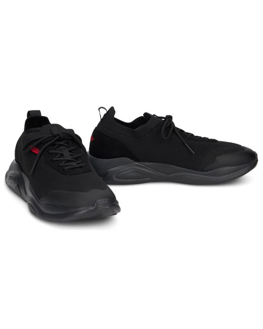 Boss Black Low-Top Sneakers Leon Polyester Trainers for men