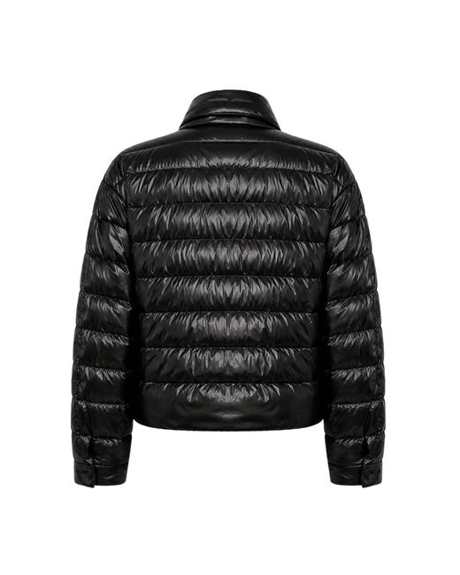Herno Black Puffer Jacket Polyamide