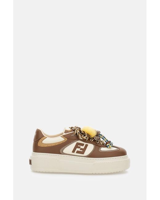 Fendi Multicolor Sneakers With Charms