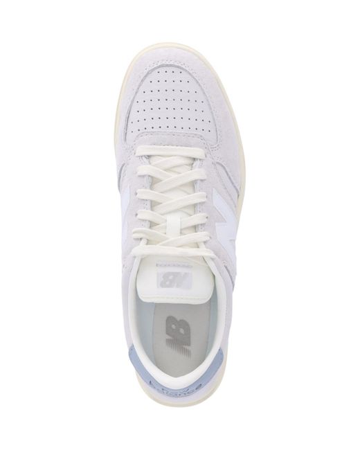 New Balance White T500 Sneakers for men