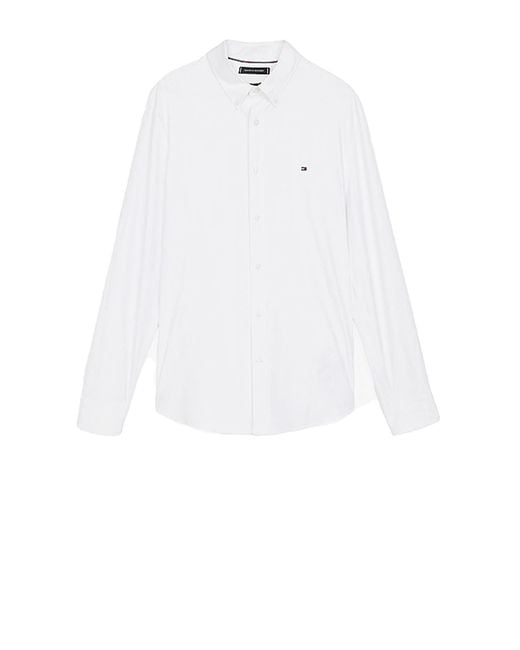 Tommy Hilfiger White Shirts Polyamide for men
