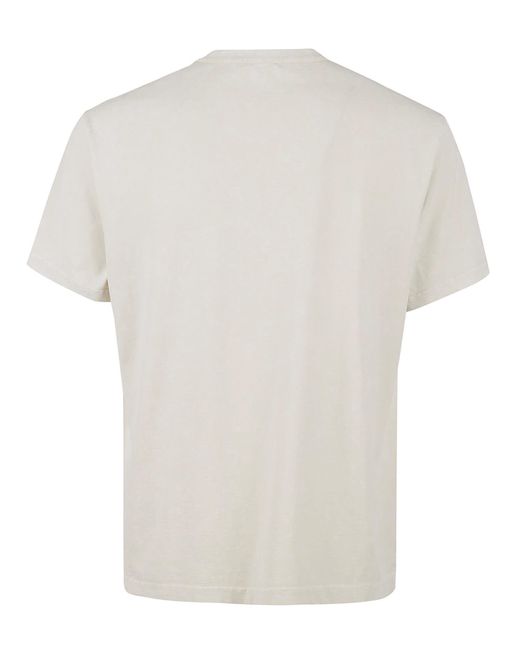 Fay White Logo Pocket T-Shirt for men