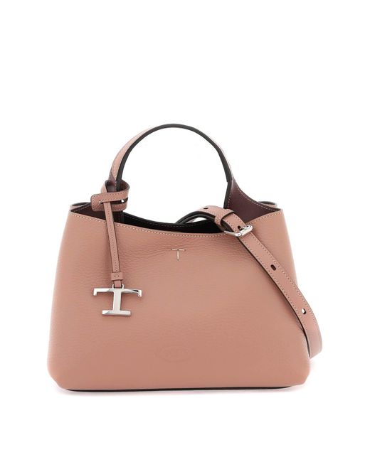 Tod's Pink Leather Handbag