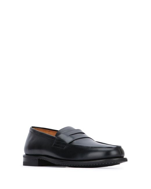 Paraboot Black Mocassini Adonis for men