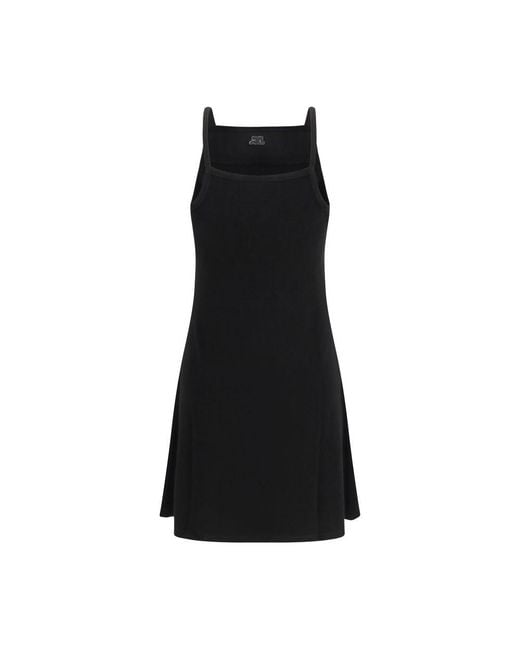 Courreges Black Viscose Casual Dress