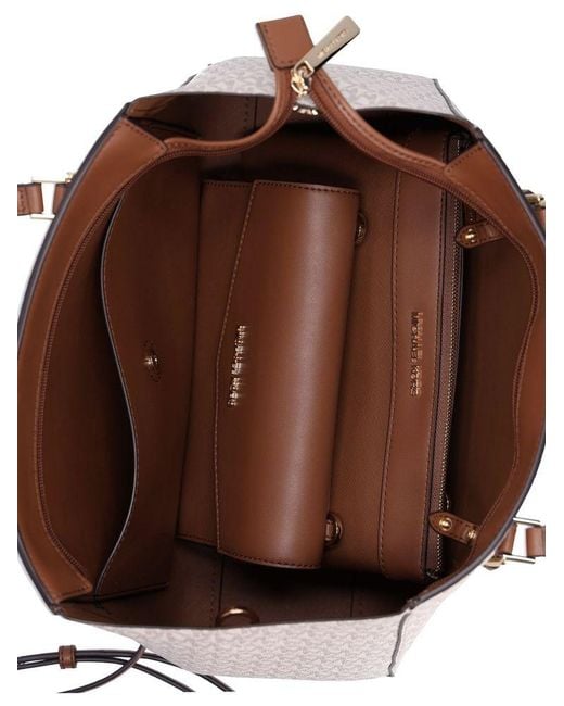 Michael Kors Natural Tote Bag 88.Coated Canvas Tote-Bags