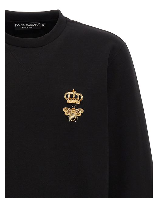 Dolce & Gabbana Black Essential Sweatshirt for men