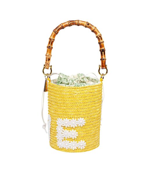 La Milanesa Yellow Love Bucket Bag