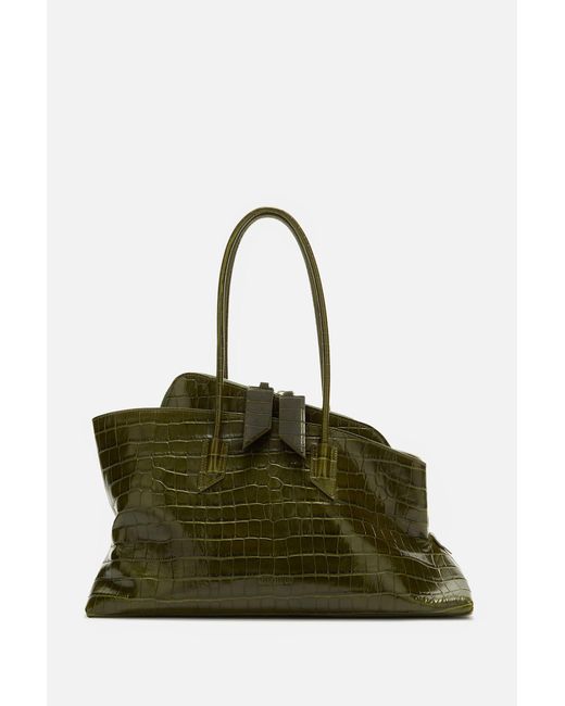The Attico Green La Passeggiata Medium Bag