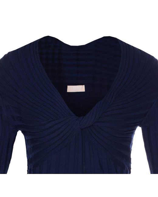 Liu Jo Blue Long Sleeves Top