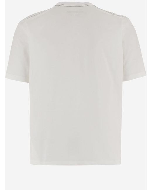 And Wander White Cotton T-Shirt T-Shirts for men