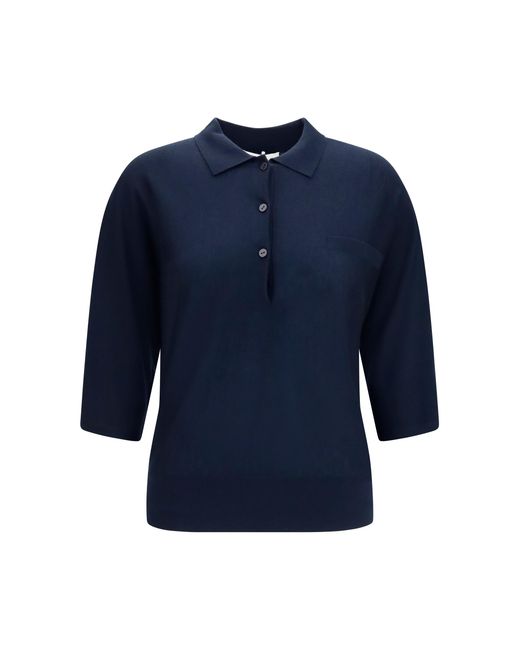 Lisa Yang Blue Norie Sweater Kashmir/Capra Hircus