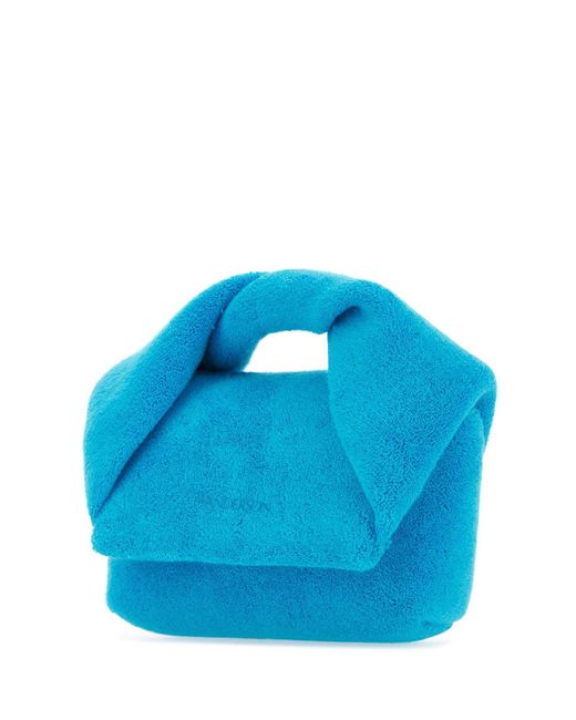 J.W. Anderson Blue Fabric Nano Twister Handbag