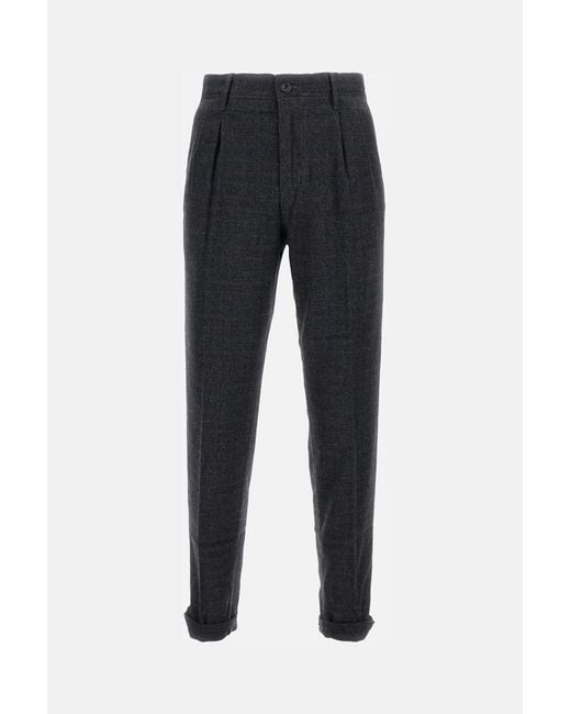 Incotex Blue Rtw Virgin Wool Pl Ea for men