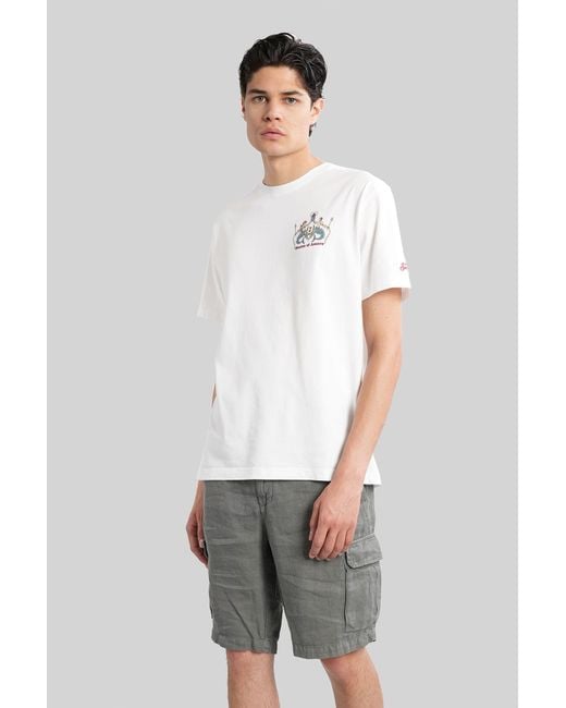Mc2 Saint Barth White Tshirt T-Shirt for men