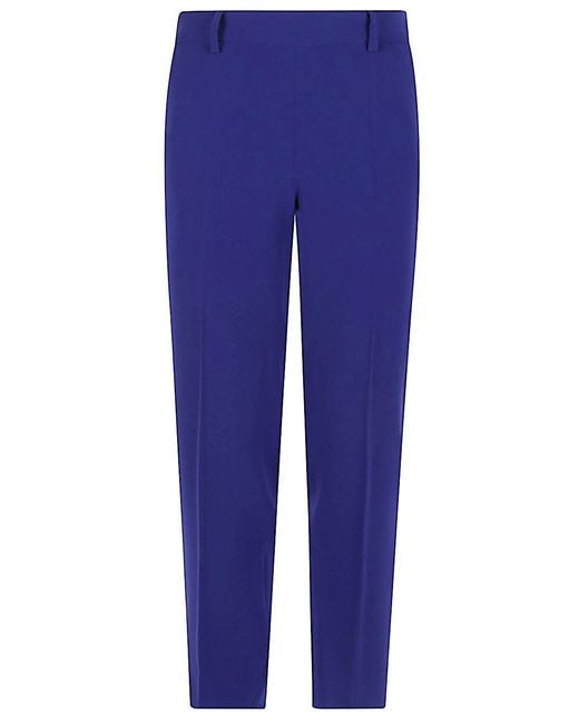 Alberto Biani Blue Light Cady Trousers