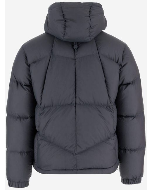 K-Way Gray Nylon Padded Jacket for men