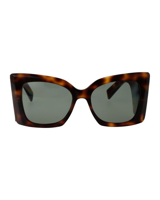 Saint Laurent Black Sl M119 Blaze Sunglasses