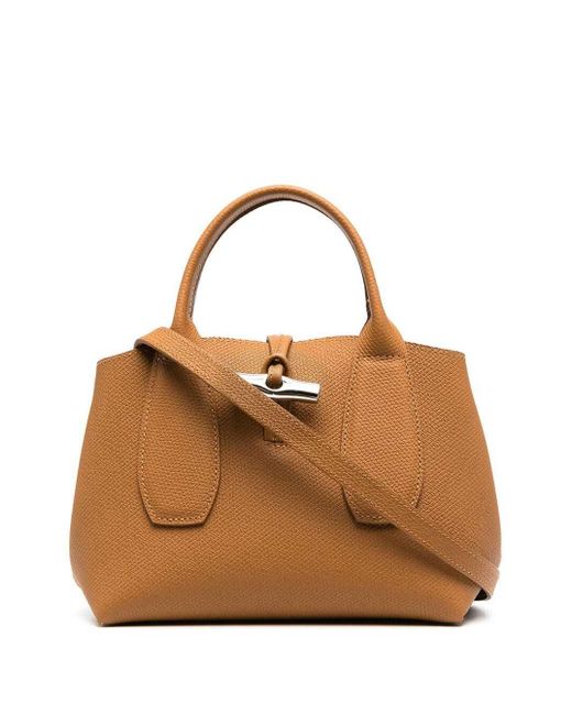 Longchamp Brown Roseau Handbag S
