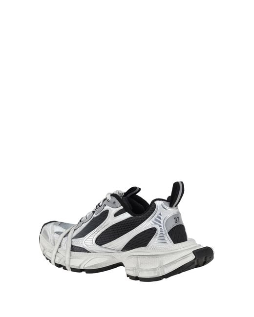 Balenciaga White Sneakers 3Xl Gradient-- Upper Fabric Trainers