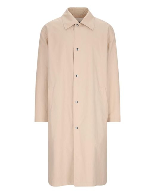 Jil Sander Natural Jackets Cotton for men