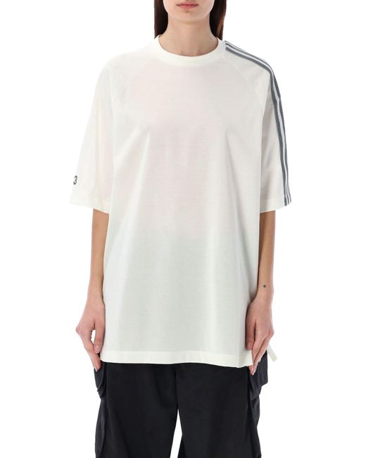 Y-3 White 3-Stripes T-Shirt