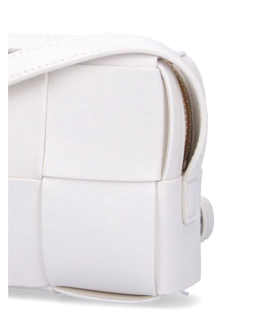 Bottega Veneta White Brick Cassette Shoulder Bag