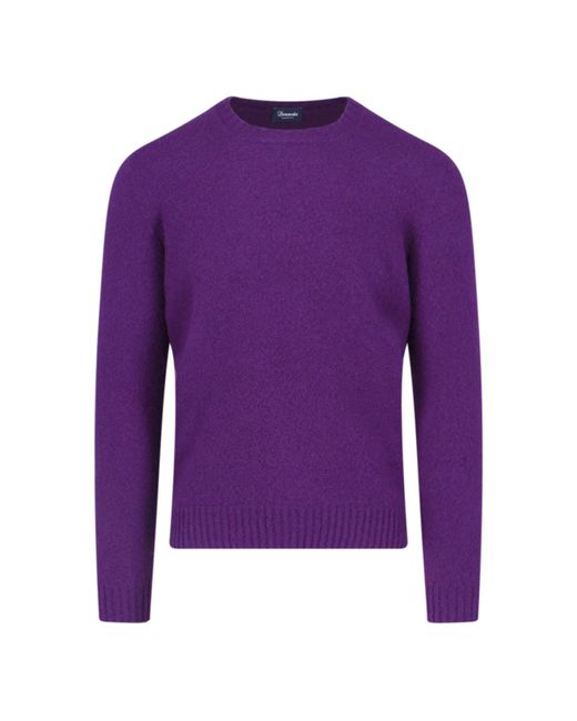 Drumohr Purple Sweater for men
