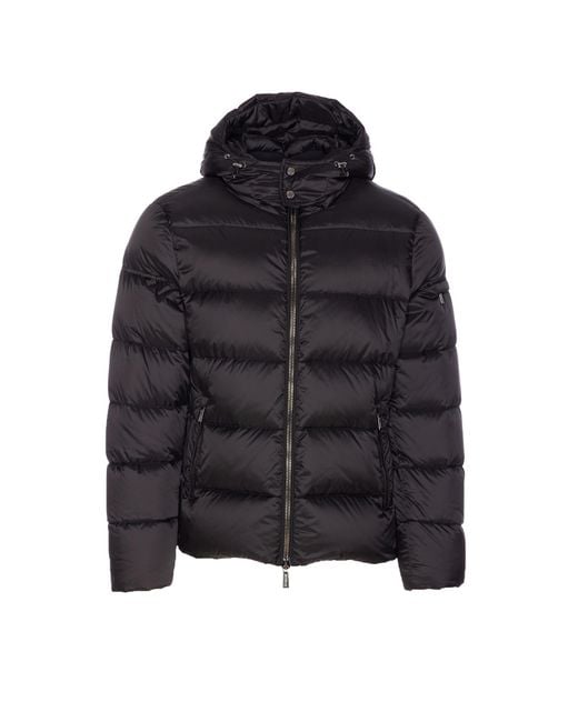 Moorer Black Brett Down Jacket for men