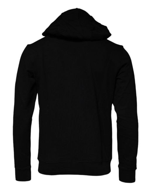 Versace Black Medusa Cotton Hoodie Pullover Sweatshirt Sweater Clothing for men