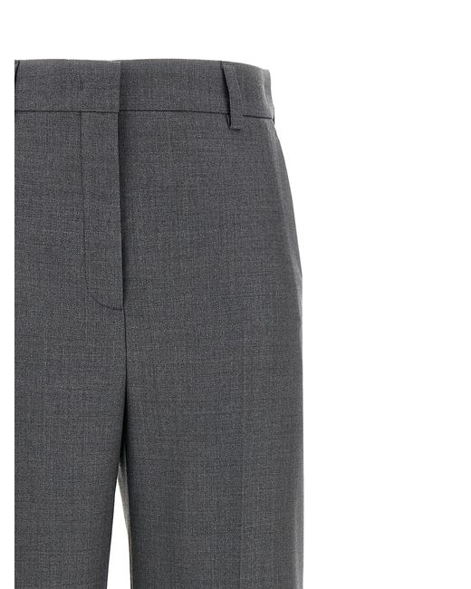 Valentino Garavani Gray Wool Pants Virgin