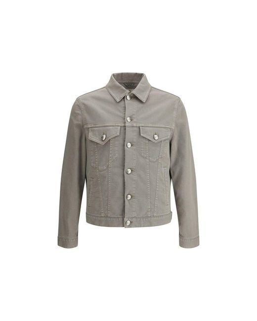 Brunello Cucinelli Gray Cotton Clothing for men
