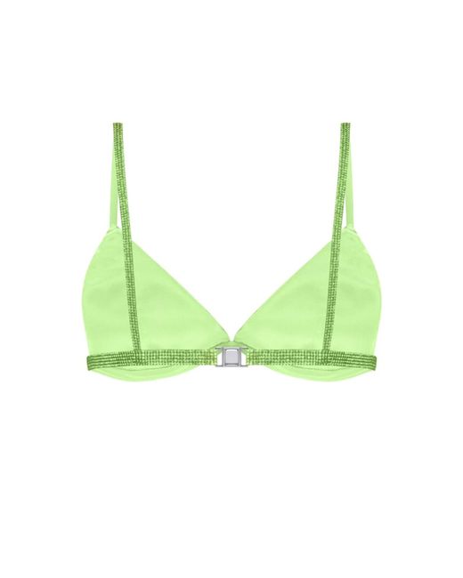 Nue Triangle Bra Neon Green Lyst