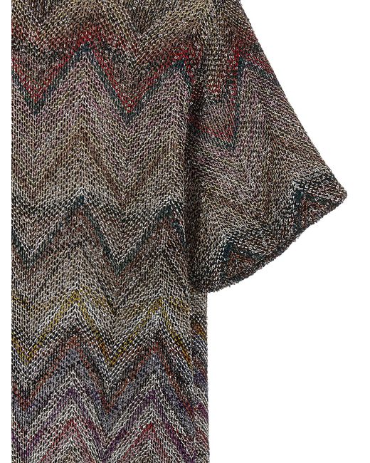 Missoni Gray Sequin T-Shirt