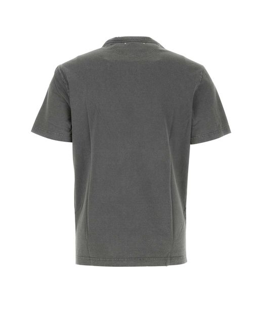 Golden Goose Dark Grey Cotton T-shirt in Gray for Men | Lyst